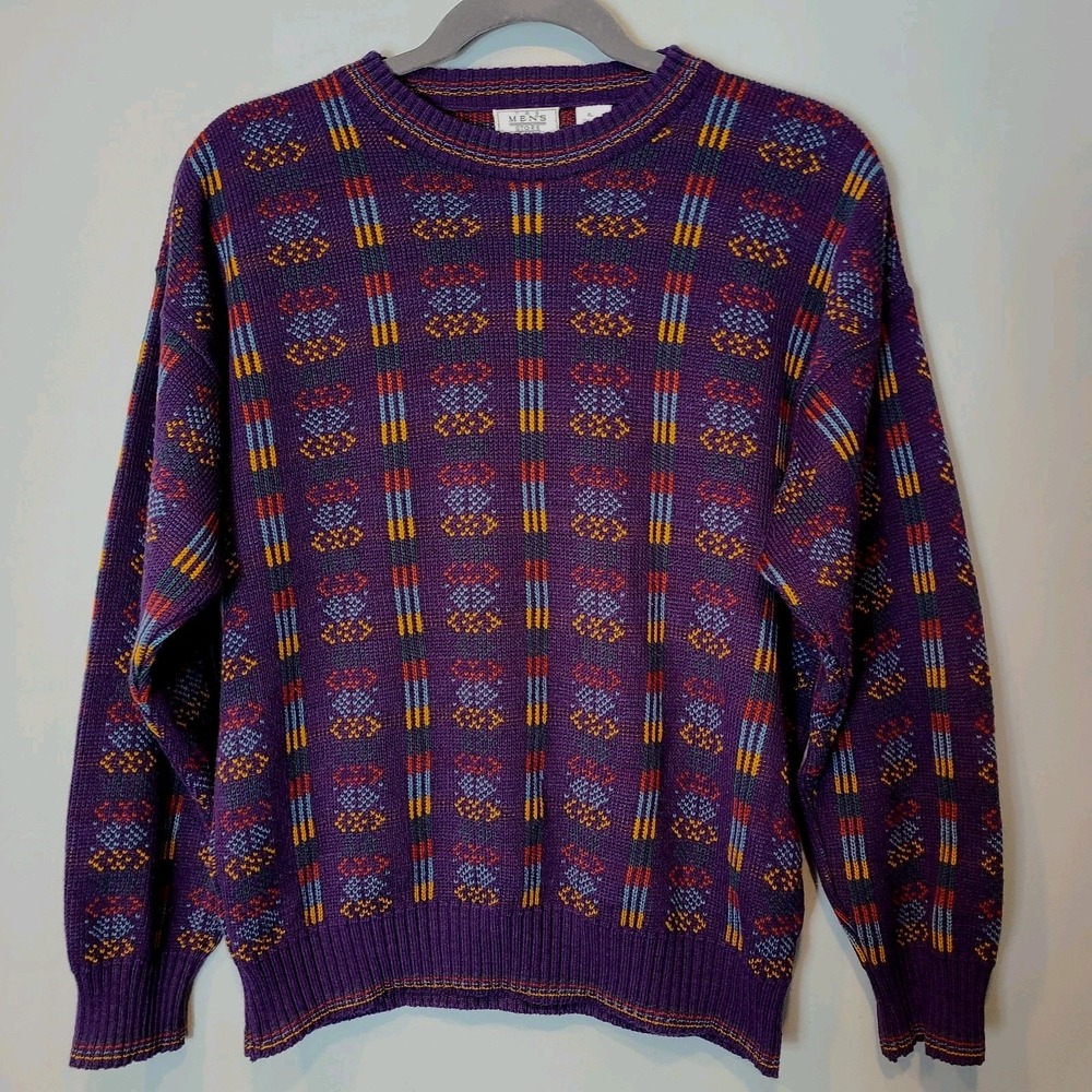 Vintage 90s Sweater Mens Size XL Grandpa Core Preppy Golf Bloke Academia